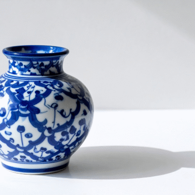 Classic Blue & White Porcelain Pot