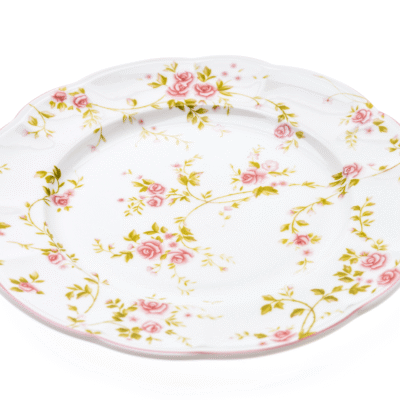 Vintage Floral Porcelain Plate