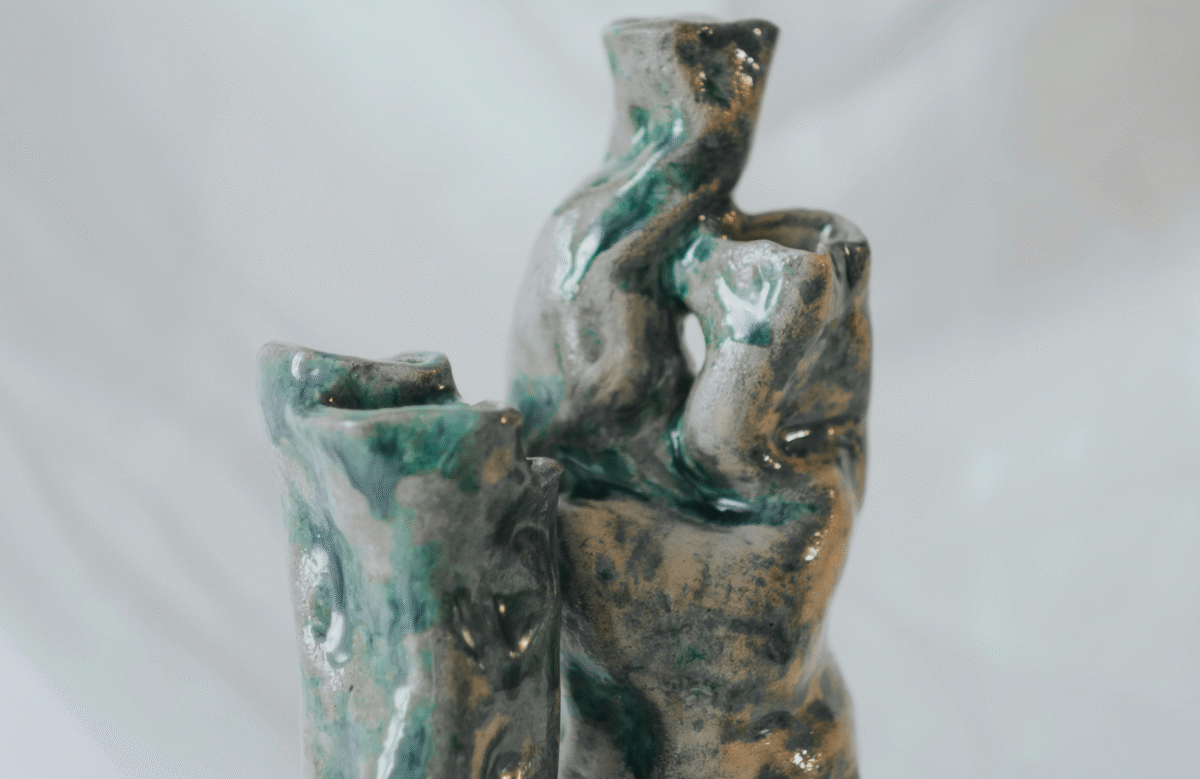Abstract Handmade Ceramic Sculpture