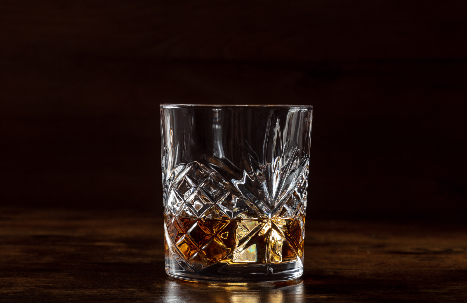 Crystal-Cut Glass Tumbler