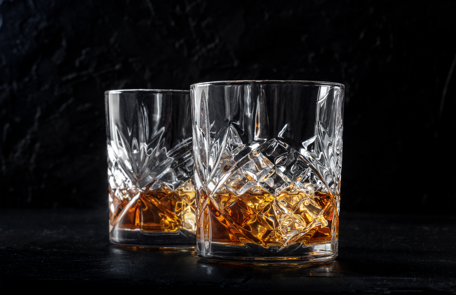 Crystal-Cut Glass Tumbler