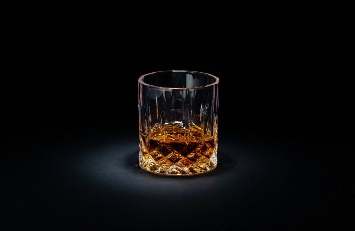 Crystal-Cut Glass Tumbler