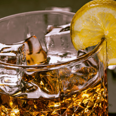 Diamond-Cut Tumbler Glass