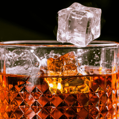 Diamond-Cut Tumbler Glass