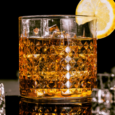 Diamond-Cut Tumbler Glass