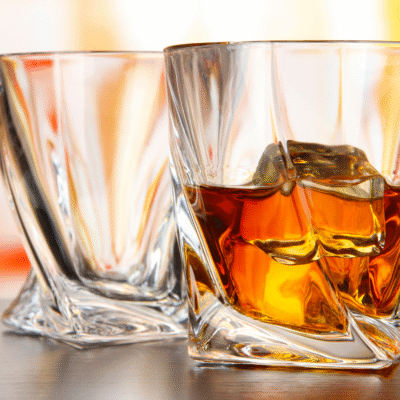 Modern Twist Tumbler Glass