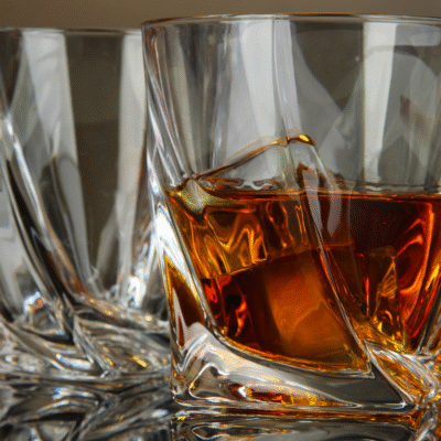 Modern Twist Tumbler Glass