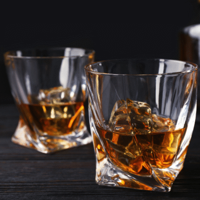 Modern Twist Tumbler Glass