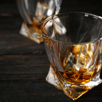 Modern Twist Tumbler Glass