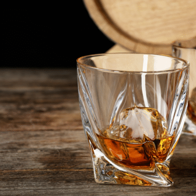 Modern Twist Tumbler Glass